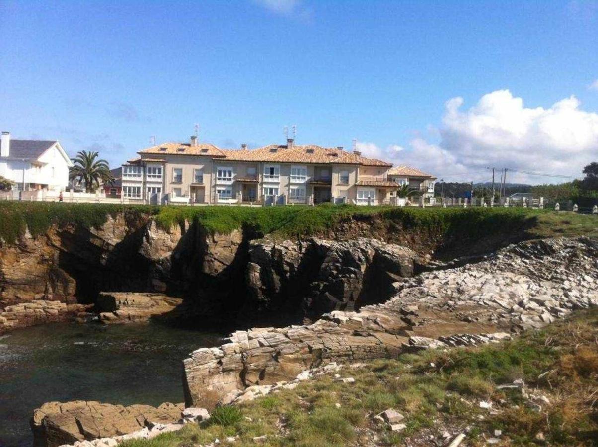 Вилла Chalet Pareado Con Jardin En 1ª Linea De Mar Burela Экстерьер фото