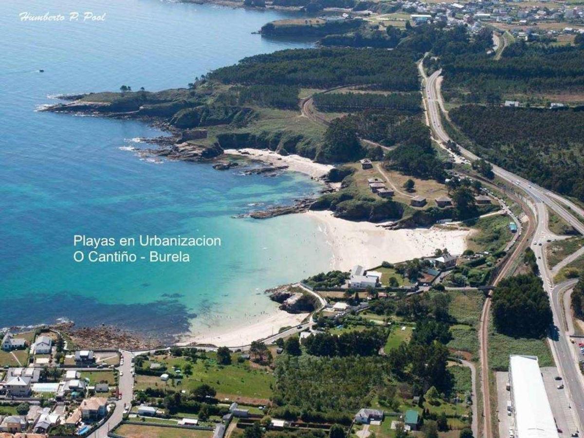 Вилла Chalet Pareado Con Jardin En 1ª Linea De Mar Burela Экстерьер фото